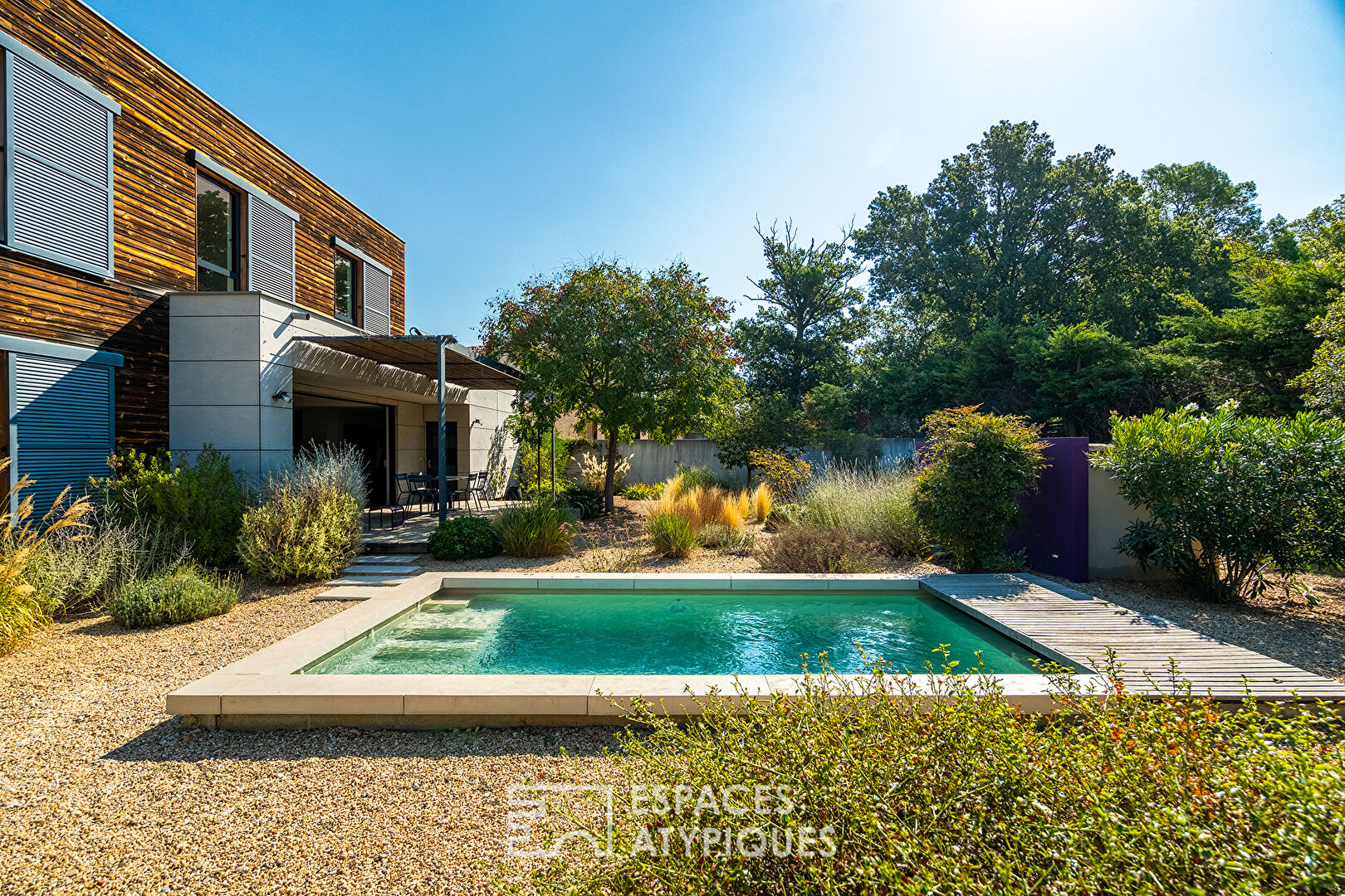 Maison bioclimatique à ossature bois