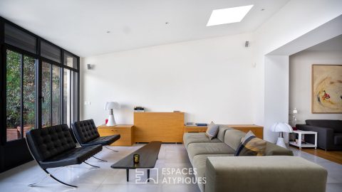 Maison contemporaine avec piscine