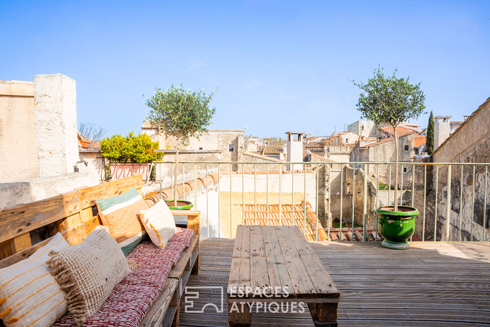 Village house with roof terrace