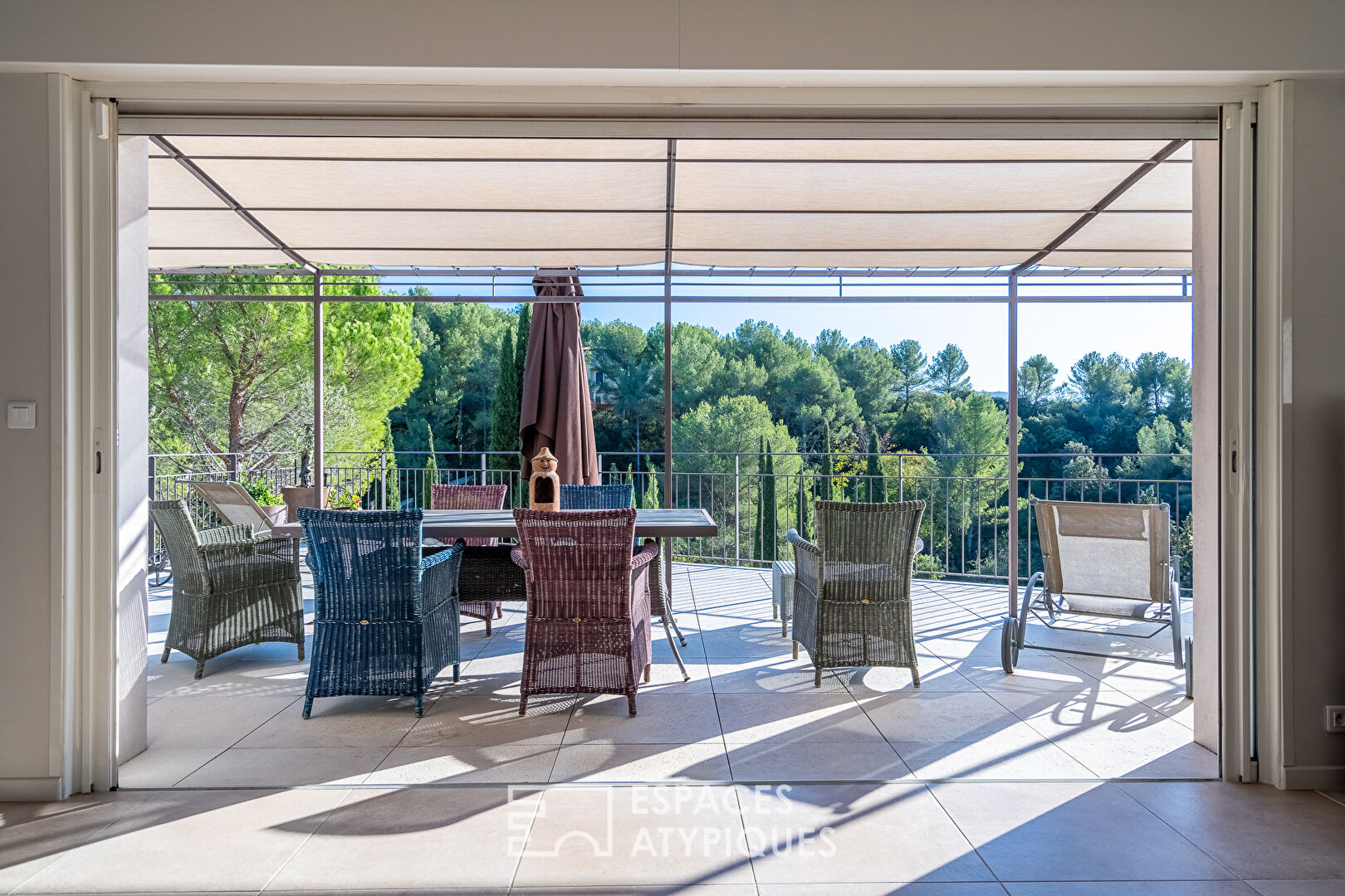 Architect-designed house with open view