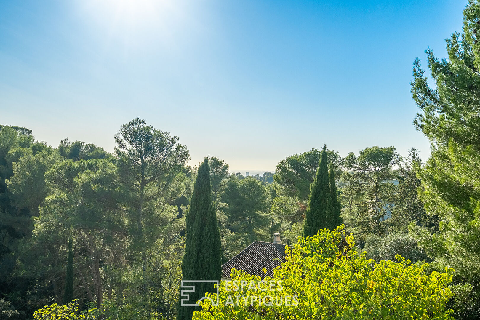 Architect-designed house with open view