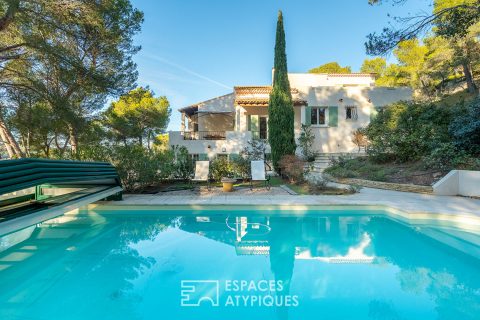 Provençal house with view and swimming pool
