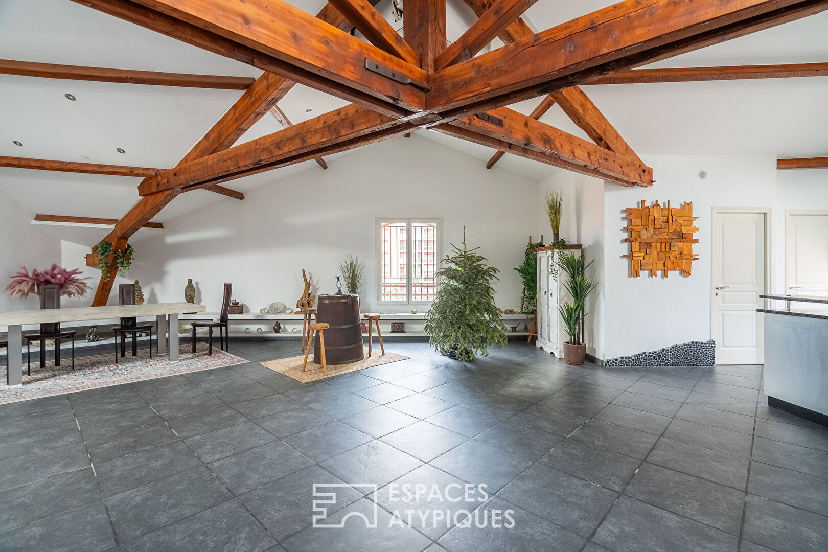 Loft in a former flour mill