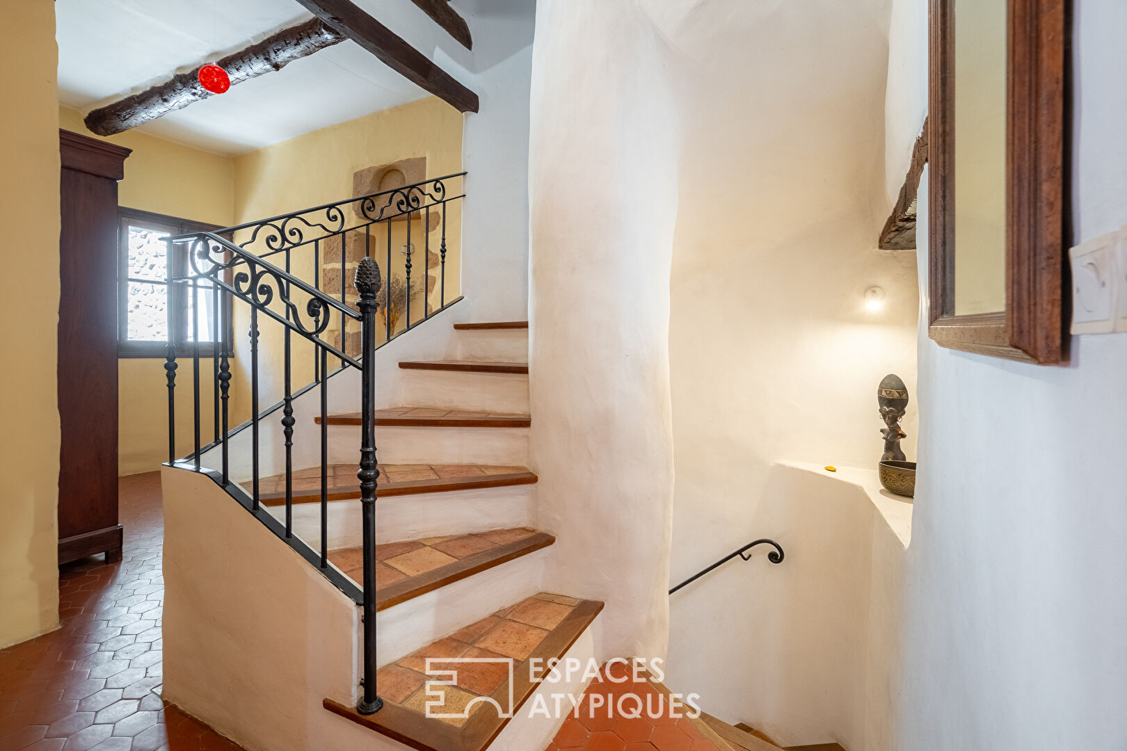 Village house with interior courtyard