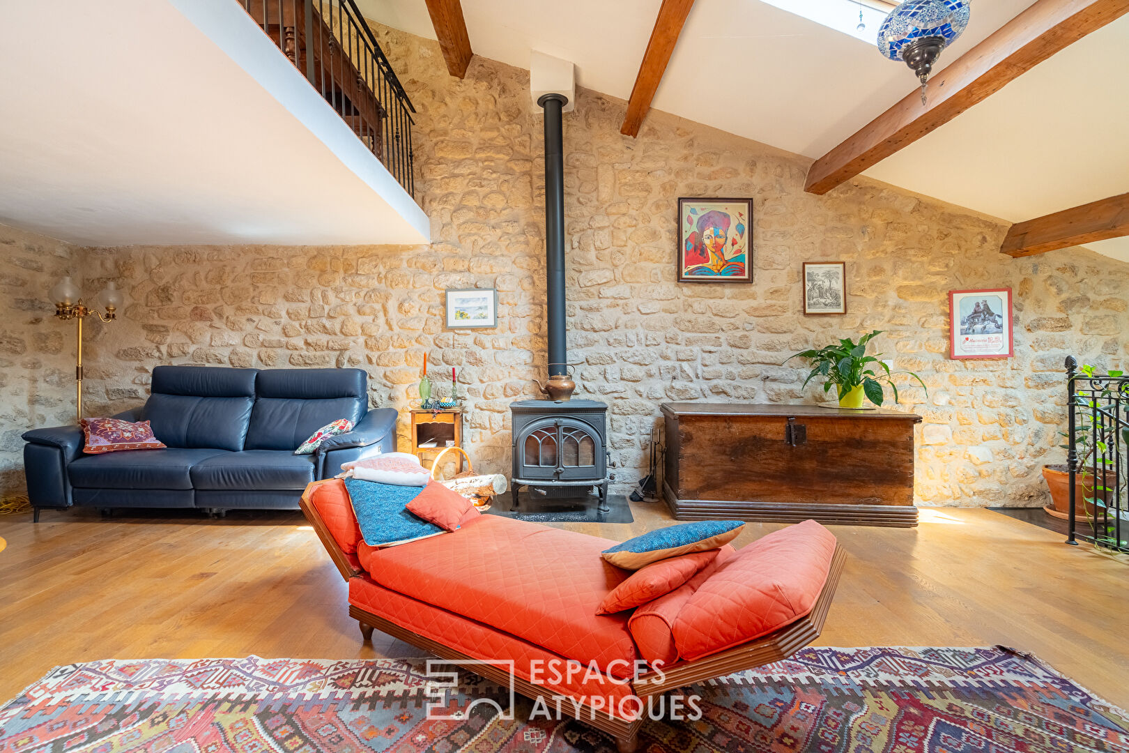 Village house with interior courtyard