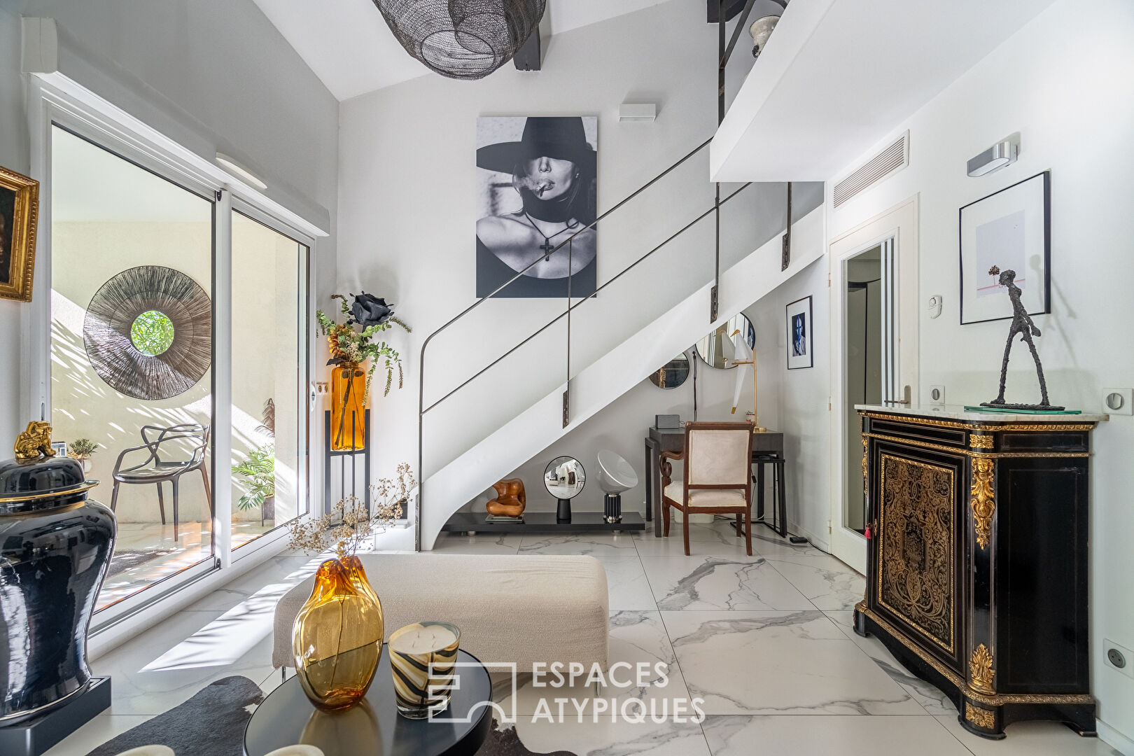Renovated loft on the top floor