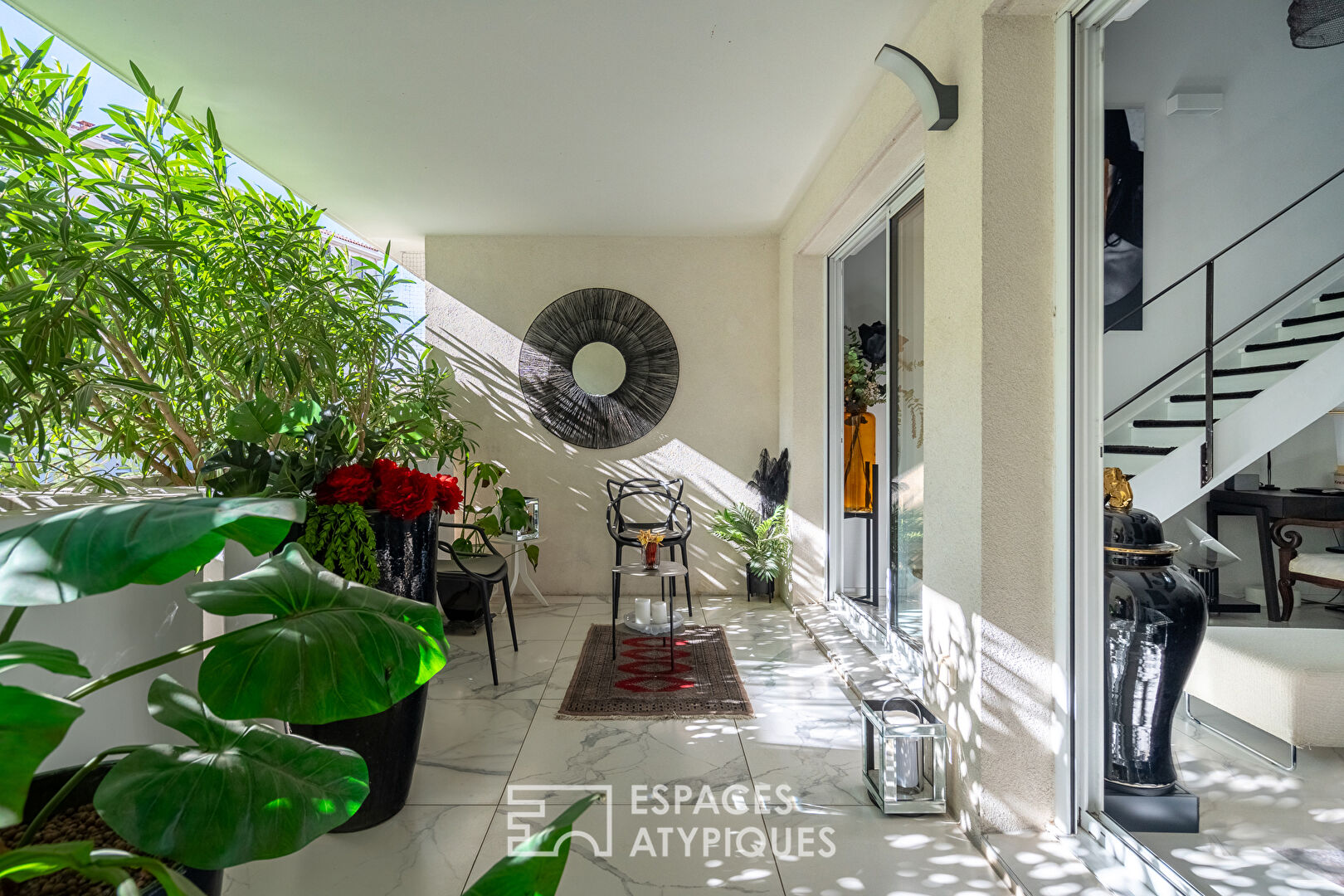 Renovated loft on the top floor