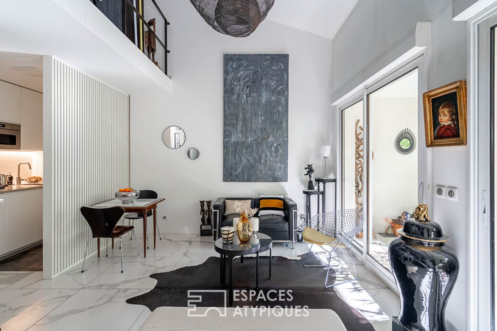 Renovated loft on the top floor