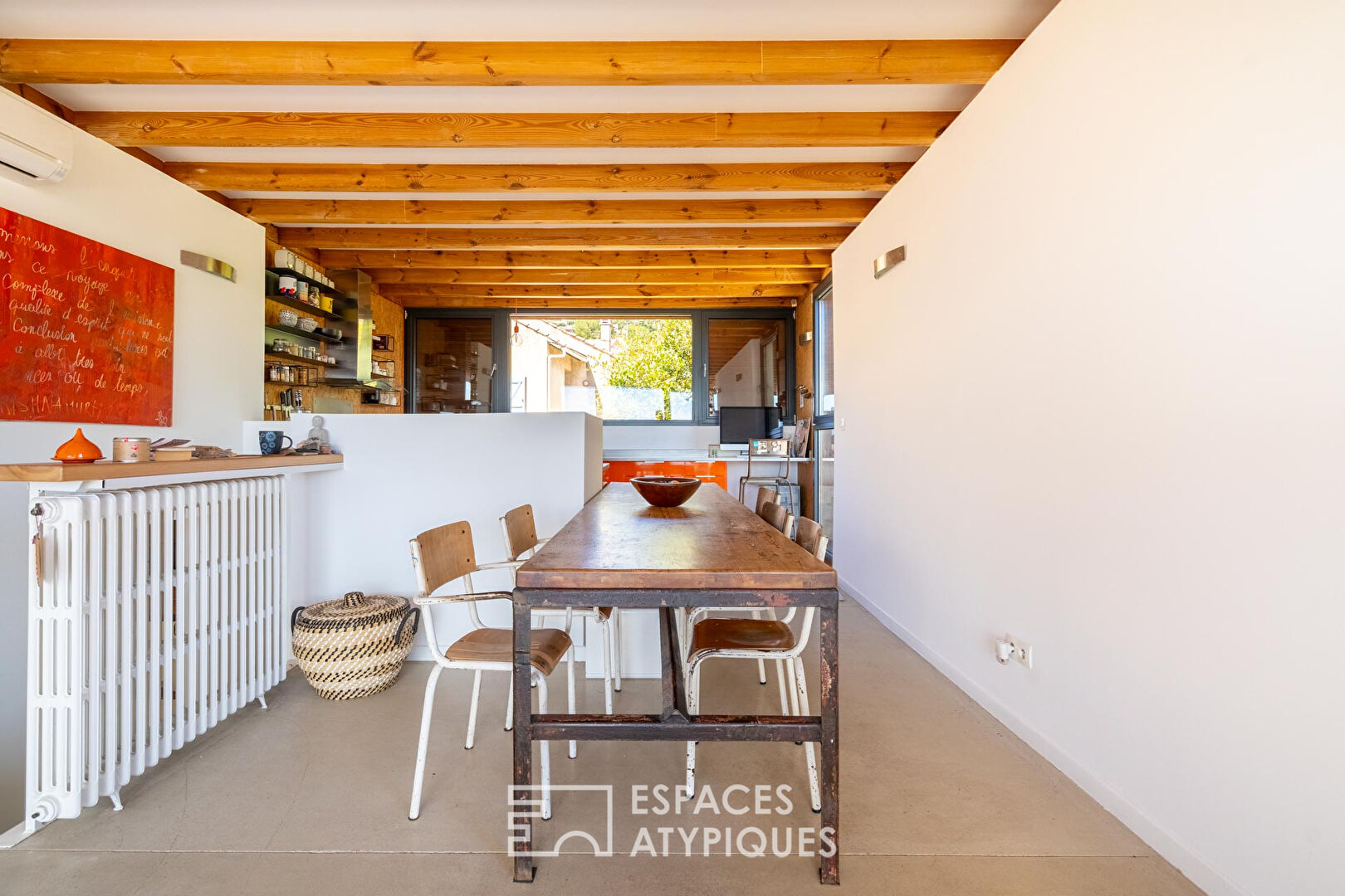 Maison contemporaine avec vue mer