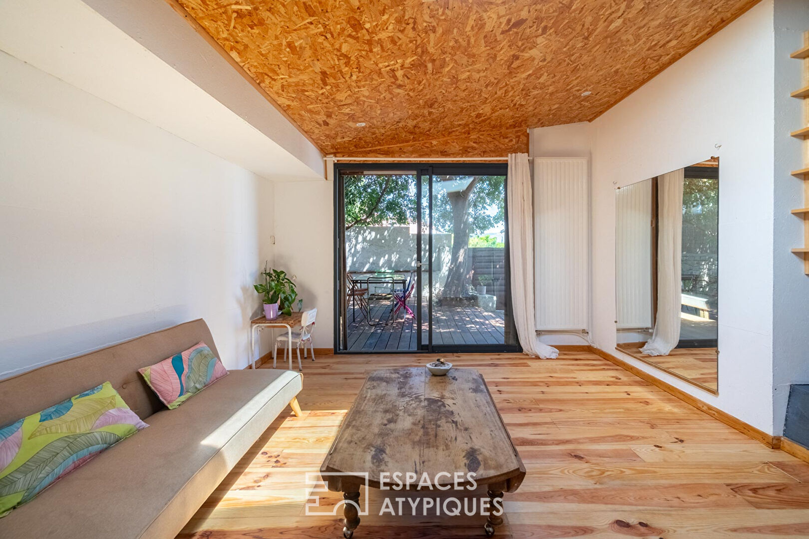 Maison contemporaine avec vue mer