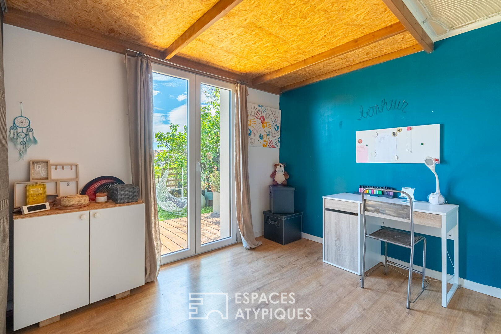Maison contemporaine avec vue mer