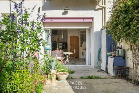 Loft avec jardin en centre ville