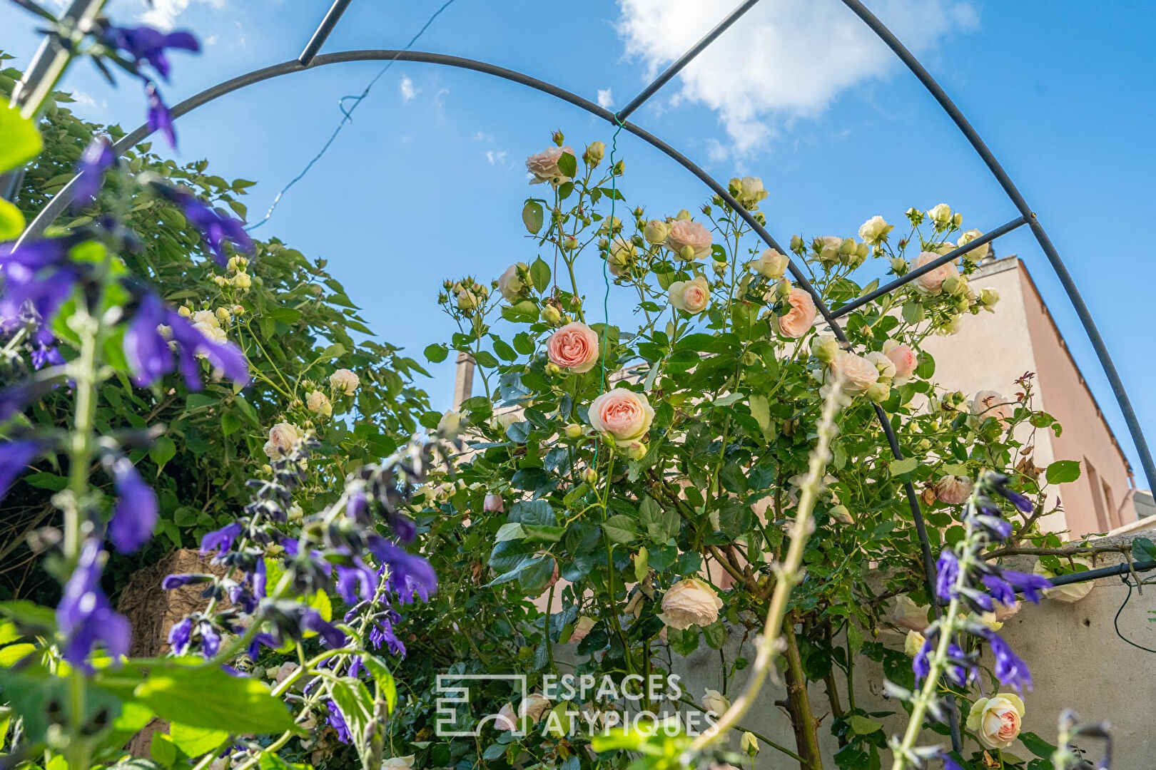 Loft avec jardin en centre ville