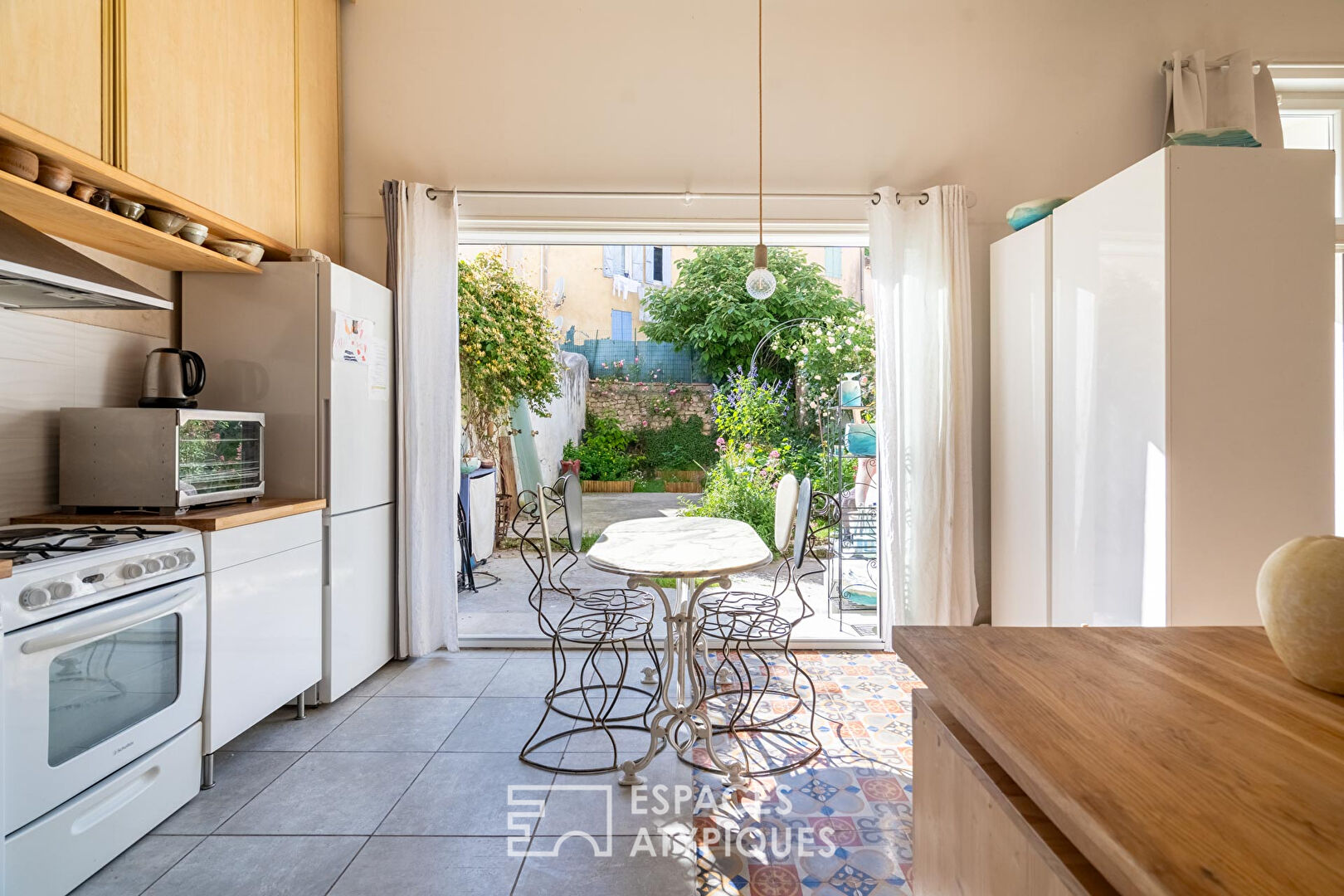 Loft avec jardin en centre ville