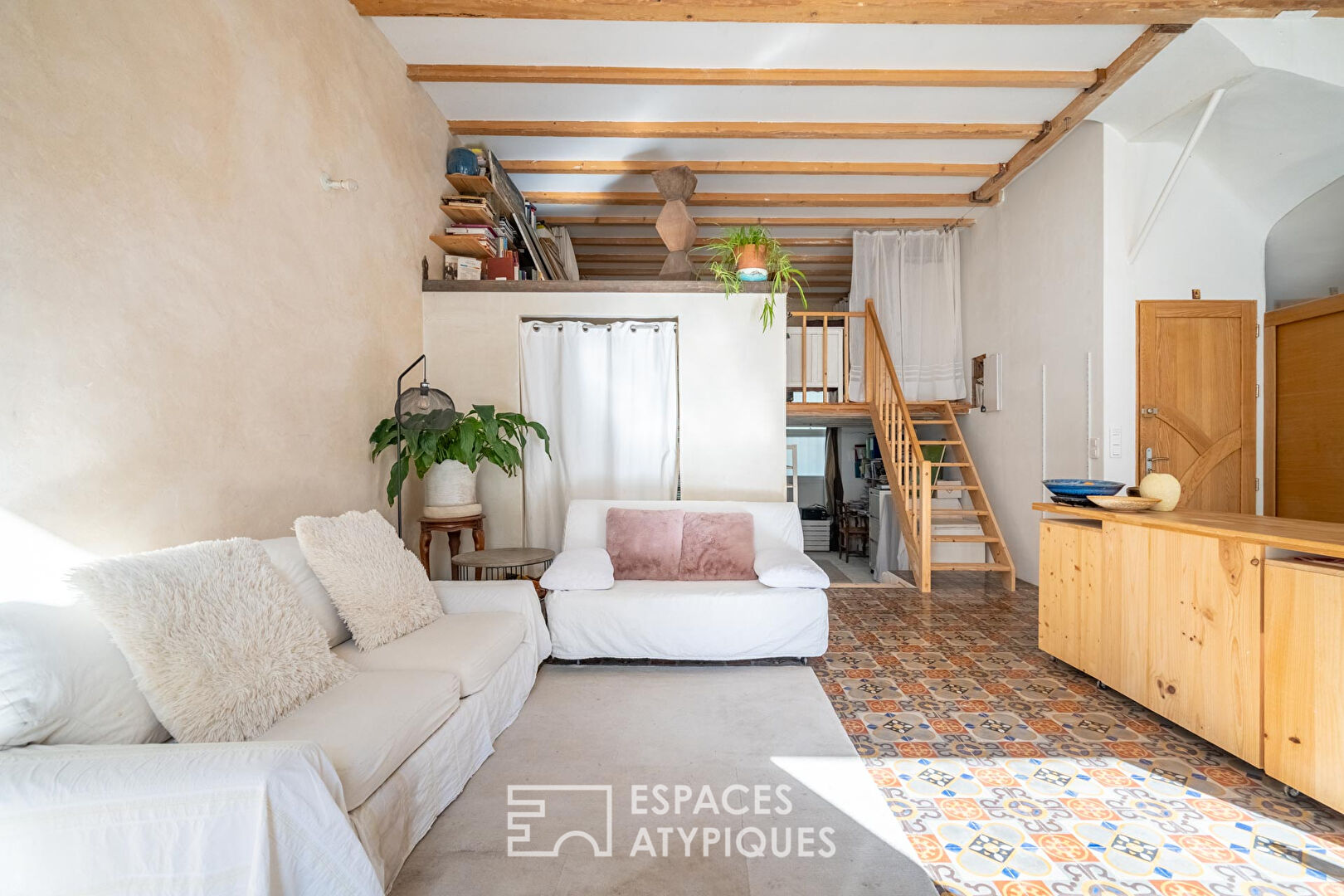 Loft avec jardin en centre ville