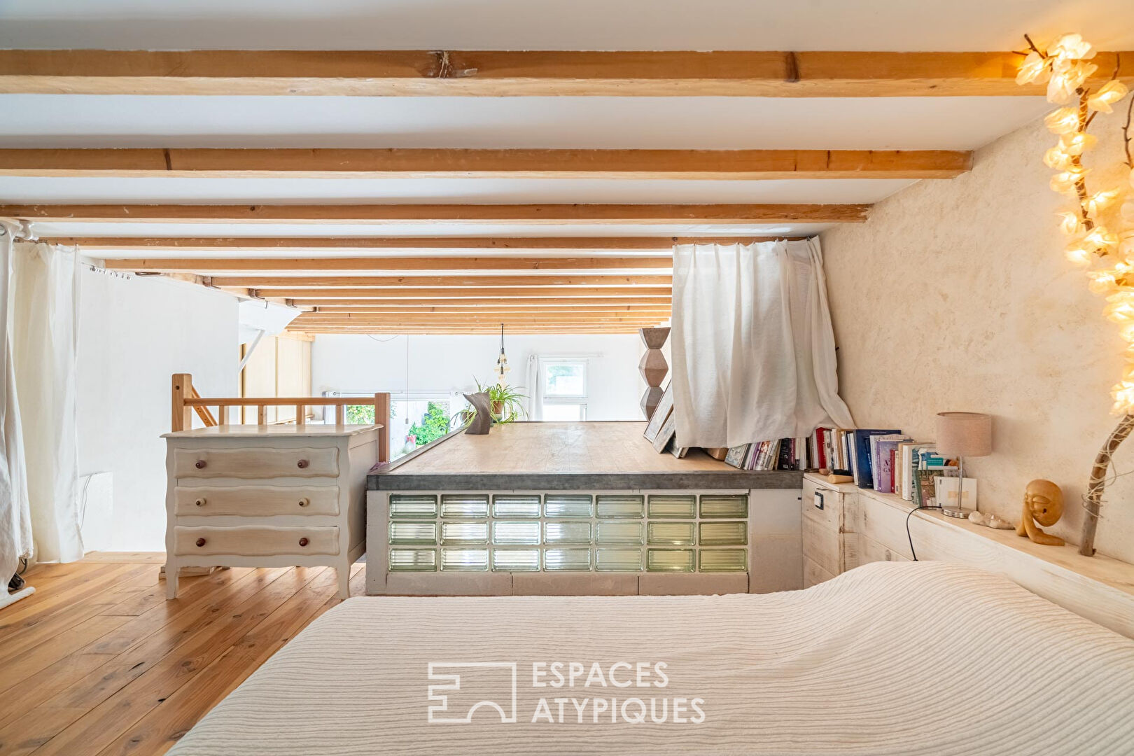 Loft avec jardin en centre ville