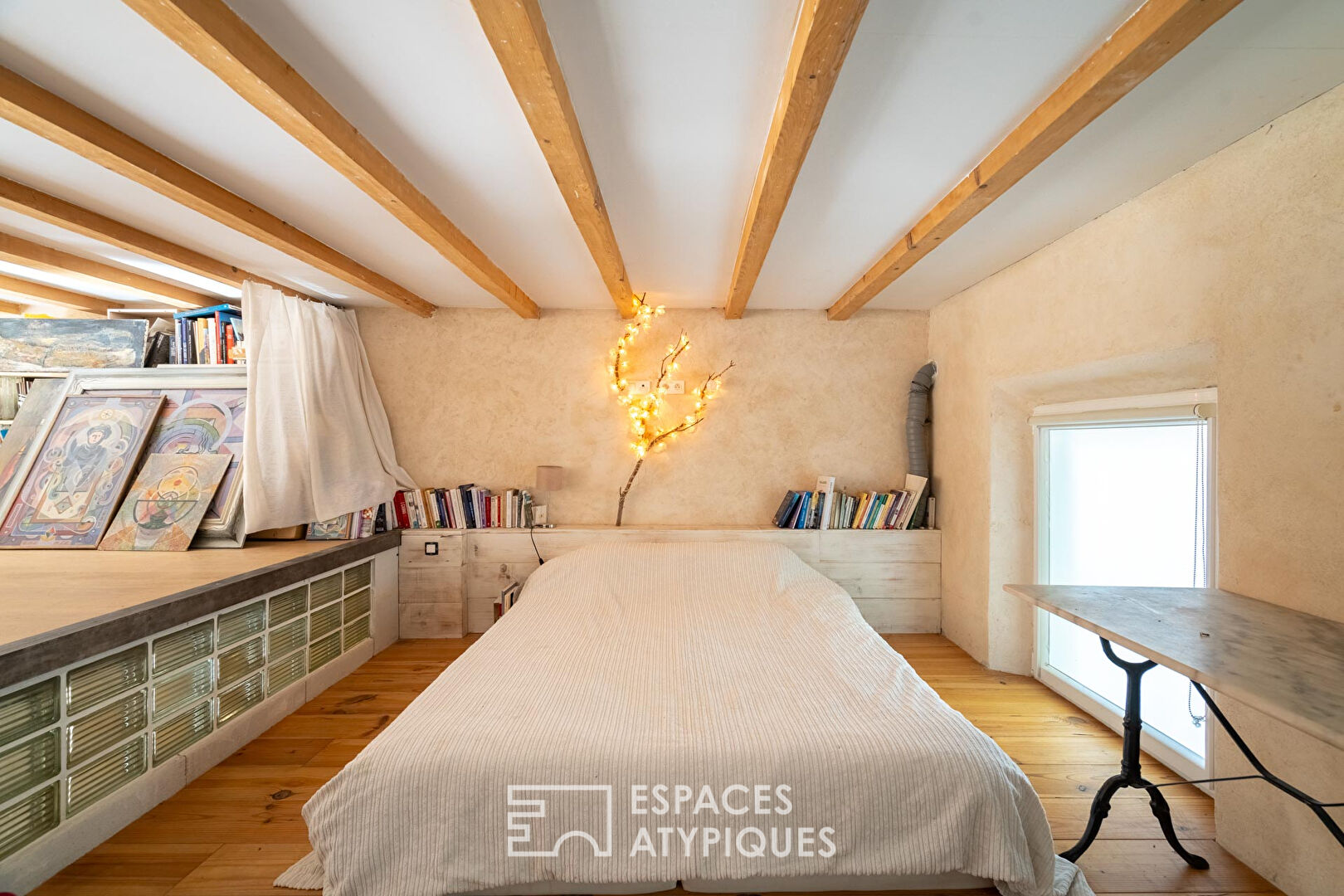 Loft avec jardin en centre ville