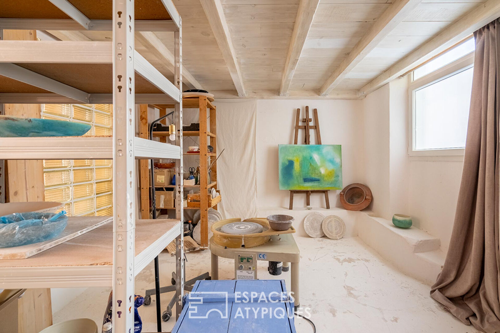 Loft avec jardin en centre ville