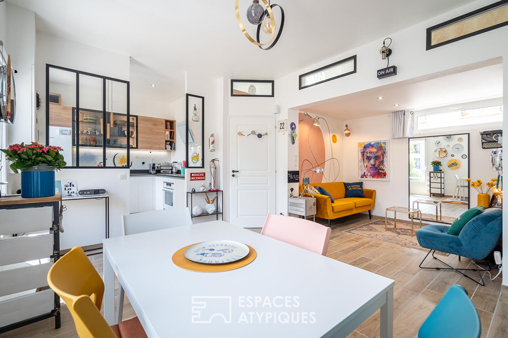 Duplex en dernier étage