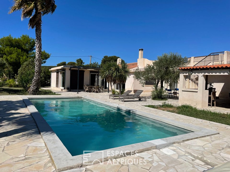 Villa avec parc et piscine sur la Côte bleue