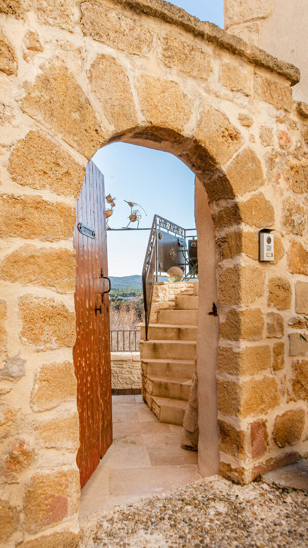 Renovated village house with panoramic terrace and independent studio