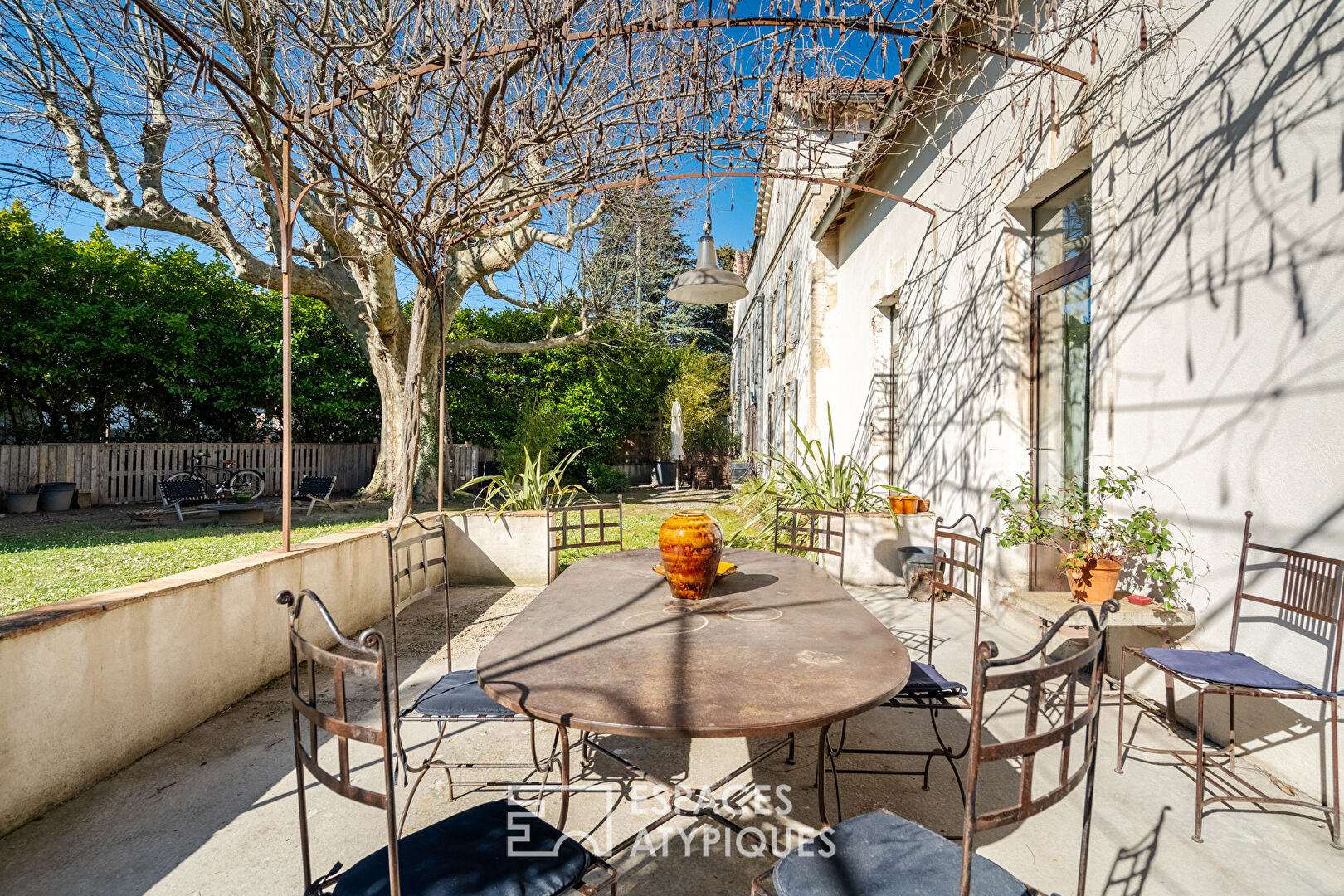 Charm and generous volumes for this renovated stone farmhouse
