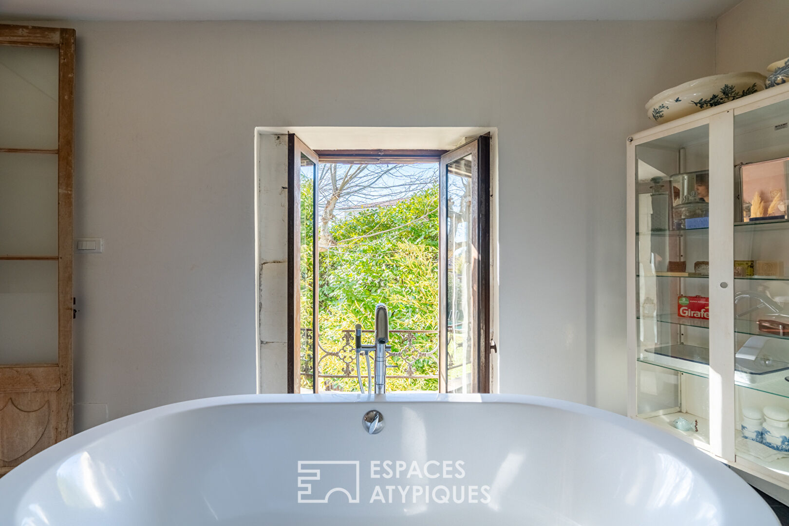 Charm and generous volumes for this renovated stone farmhouse