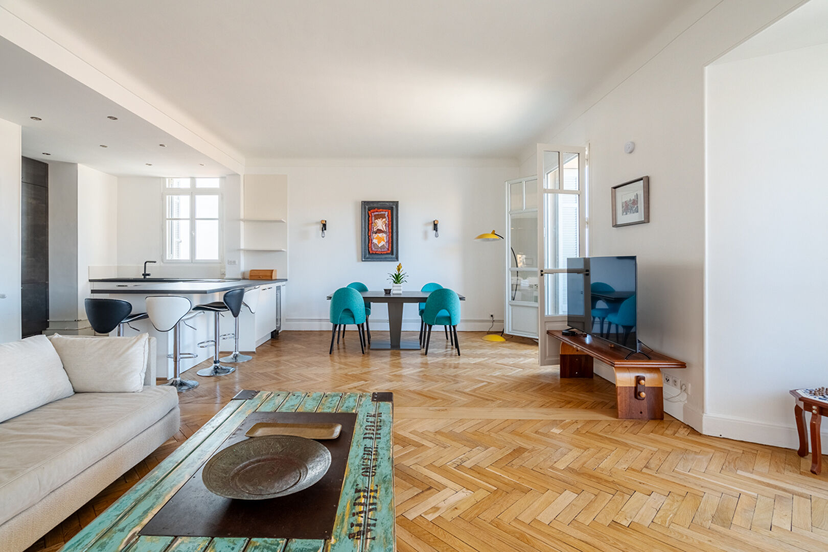 Le raffinement Art Déco avec vue en centre-ville