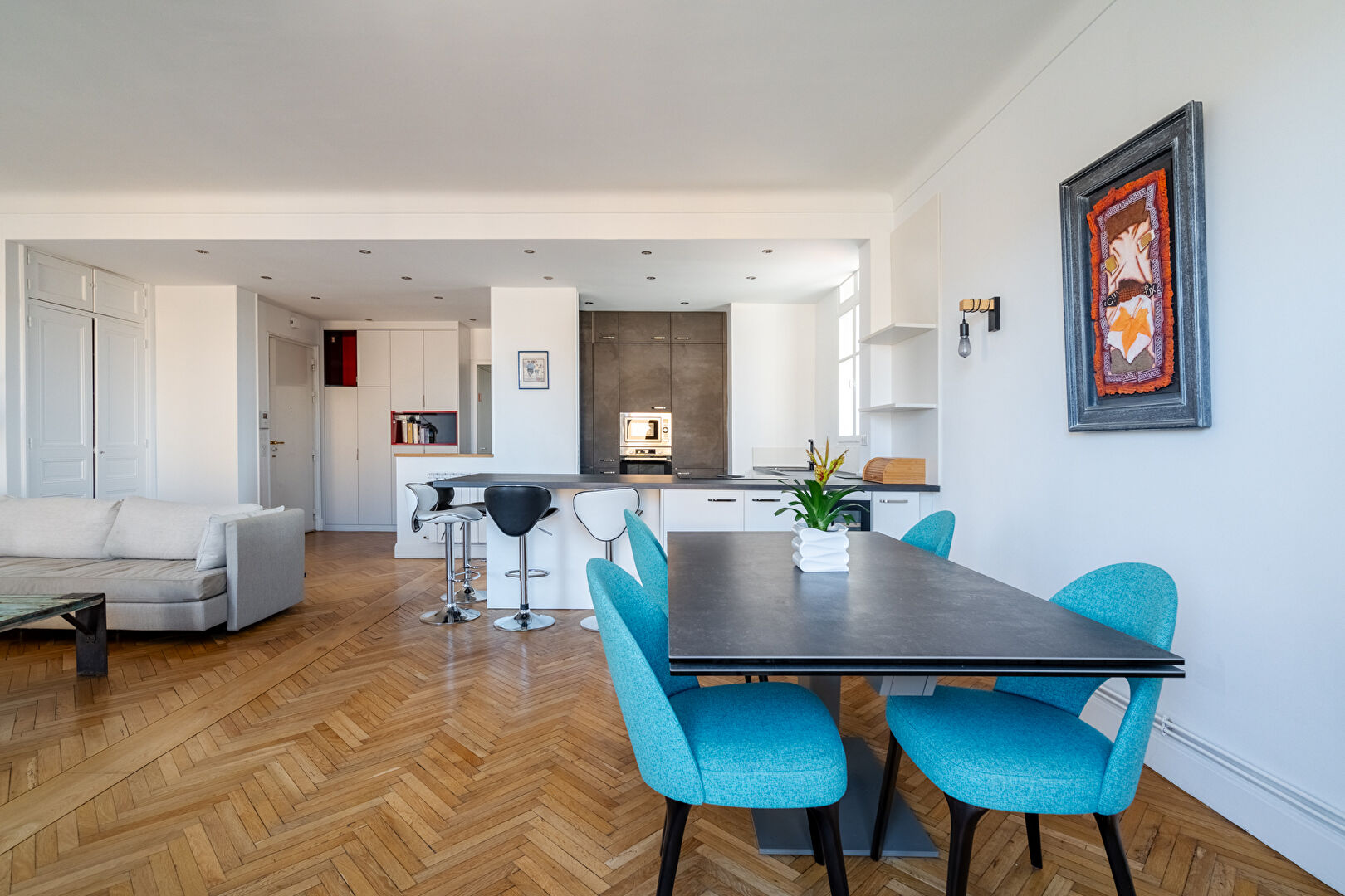 Le raffinement Art Déco avec vue en centre-ville