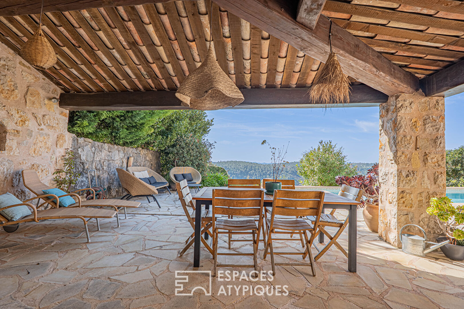 Charming house with swimming pool and sea view – 187.93 sqm – Tourrettes sur Loup