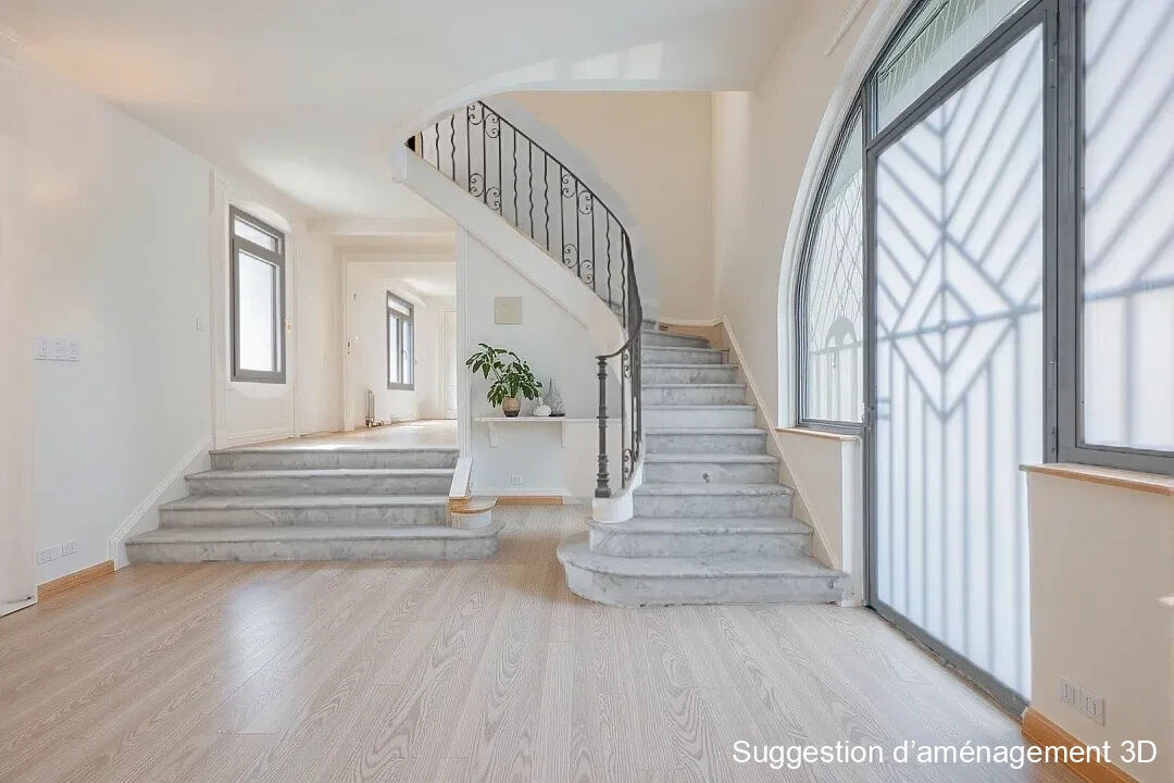 Hôtel particulier des années 20 à Cannes – Charme historique et vue mer à couper le souffle