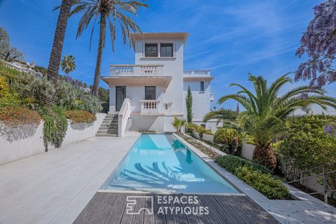 Hôtel particulier des années 20 à Cannes – Charme historique et vue mer à couper le souffle