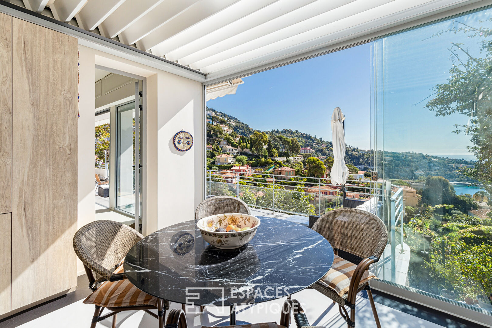 Appartement terrasse avec vue imprenable sur la rade de Villefranche