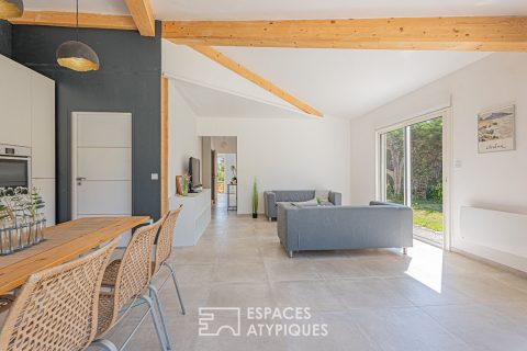 New bioclimatic wooden house – Plascassier