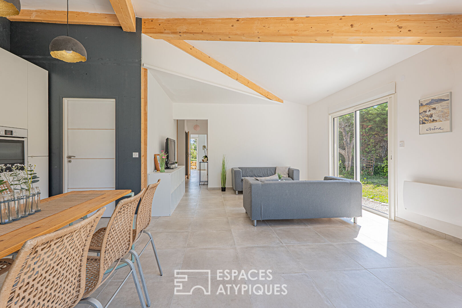 New bioclimatic wooden house – Plascassier