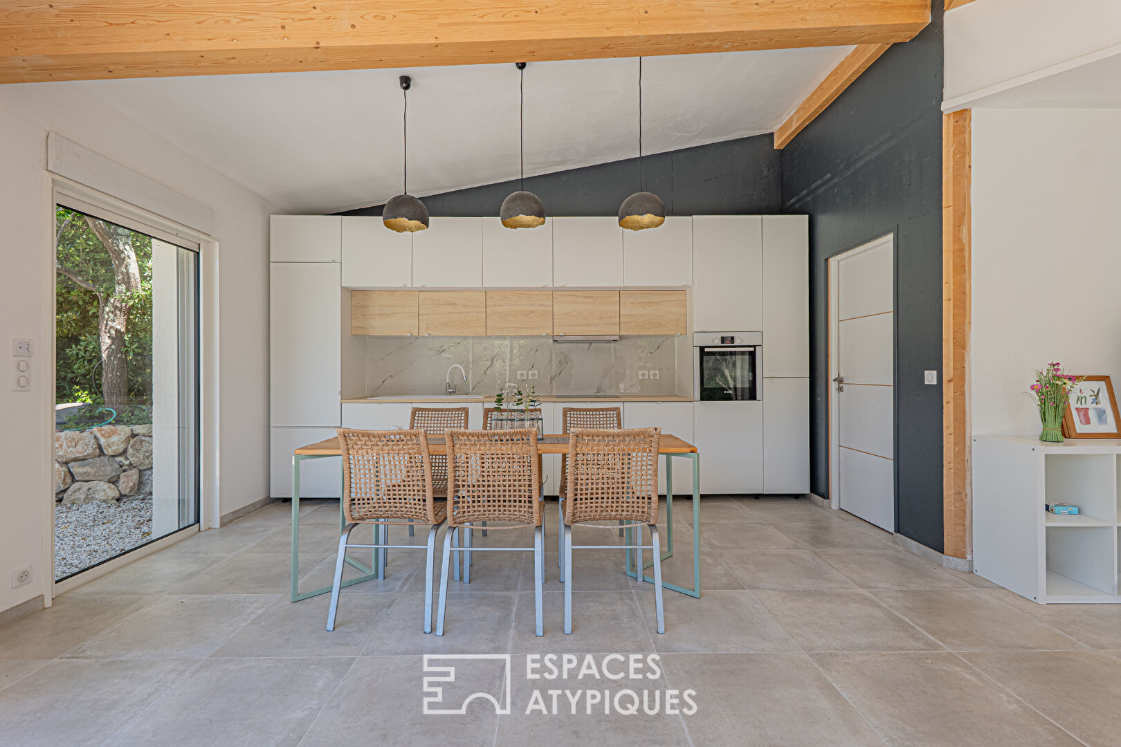 New bioclimatic wooden house – Plascassier