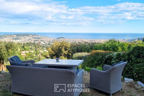 Maison de caractère rénovée vue panoramique mer à Nice