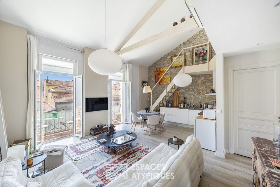 Montfleury - Elégant bourgeois 3 pièces traversant de 86m² avec balcon