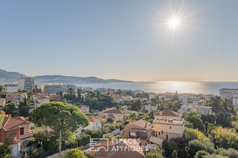 L'élégance d'un rooftop avec vue mer imprenable