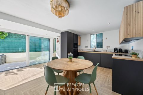 Charmante maison deux chambres rénovée avec patio
