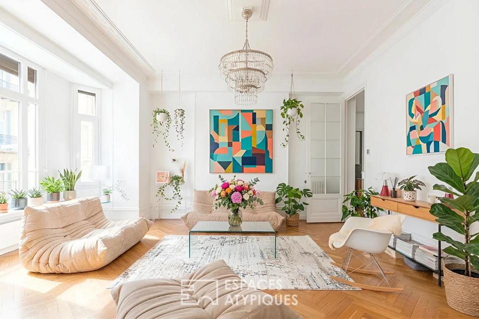 Carré d'Or : noblesse d'époque et volumes de réception pour cet appartement 4 pièces de caractère