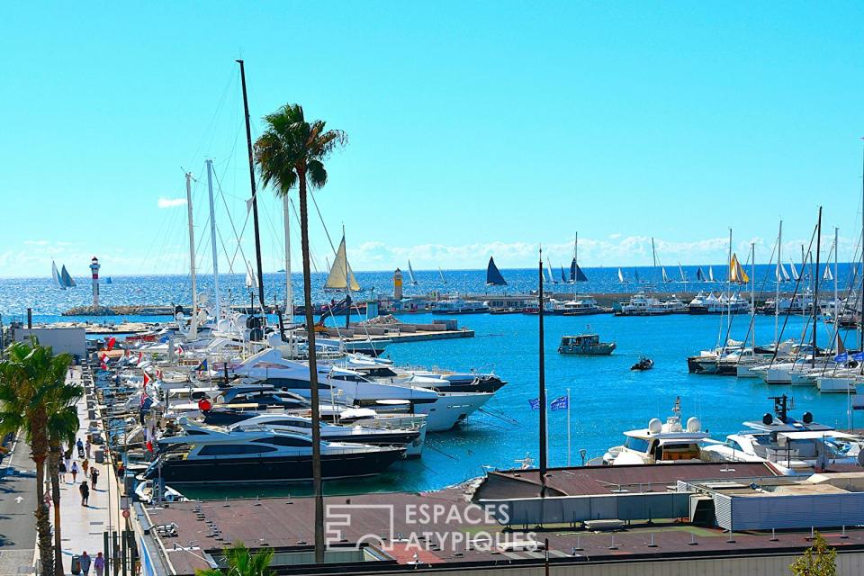 Cannes vieux port - Duplex avec Vue Mer Panoramique