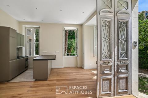 Cannes Oxford – 3 pièces bourgeois avec jardin privatif et réhabilitation d&rsquo;exception