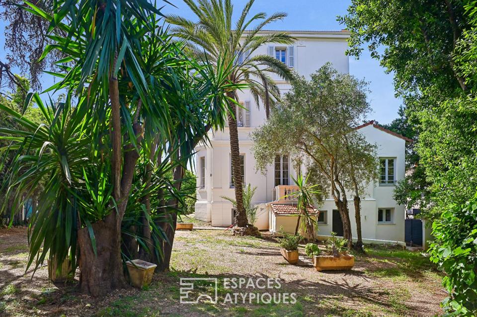 Cannes Oxford - Duplex T4 bourgeois, grand jardin privatif et studio indépendant
