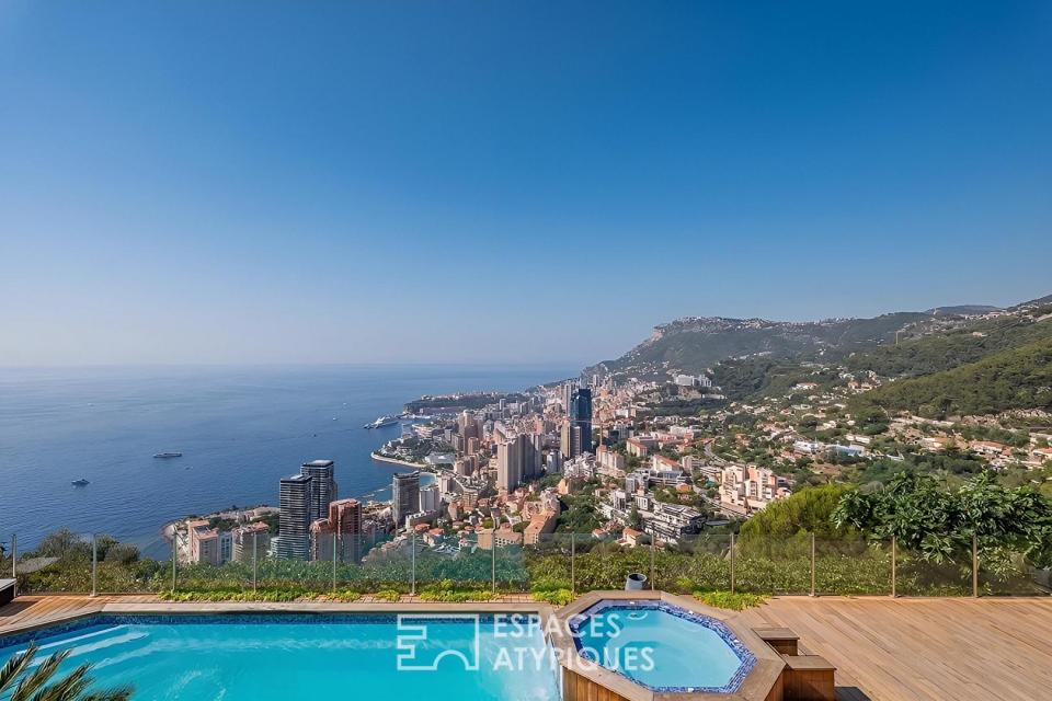 Balcon d'exception sur l'horizon azur : l'art de recevoir