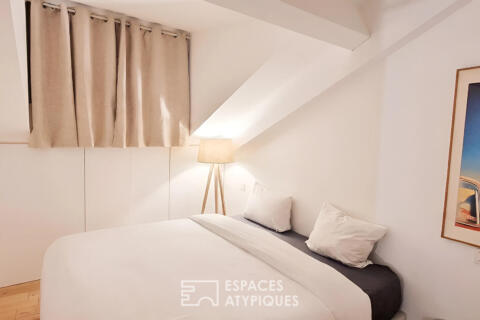Appartement 2 pièces, esprit cocon en dernier étage à Cannes Banane