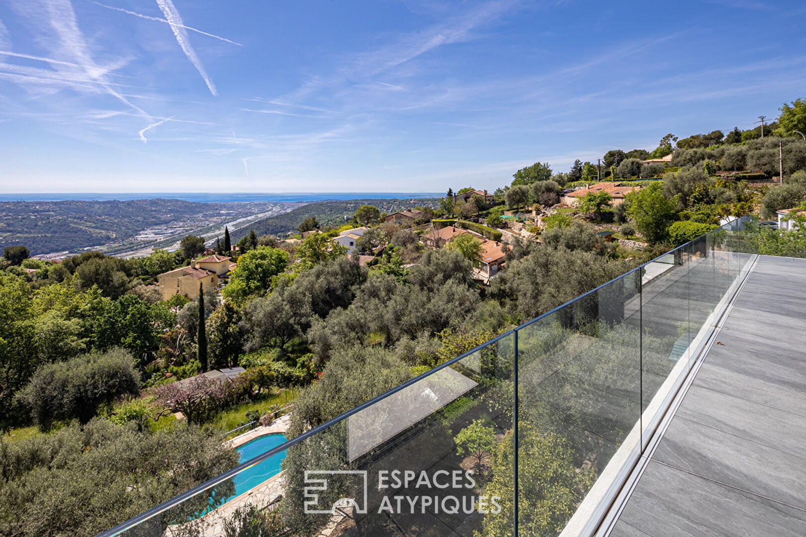 Maison d’architecte néoprovencale à Super Gattières