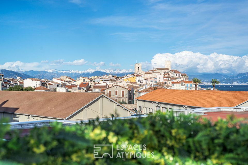 Hôtel particulier de 261m² avec solarium vue mer, en plein centre d'Antibes