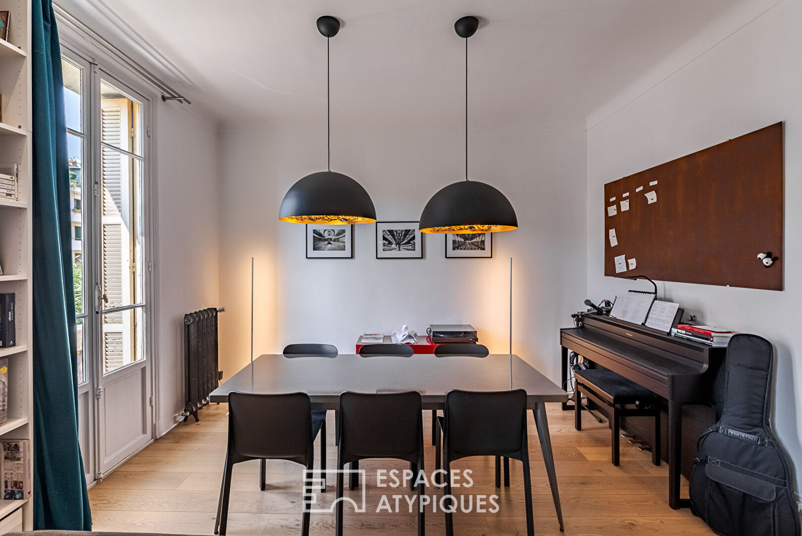 Appartement rénové avec jardin intimiste