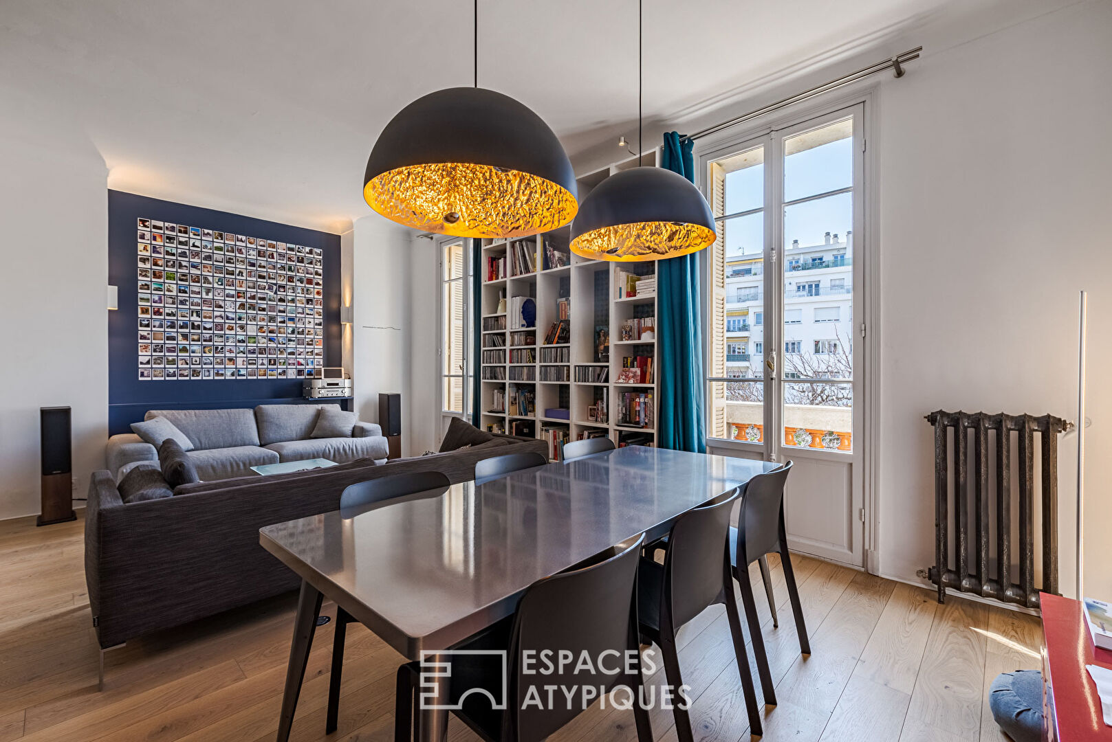 Appartement rénové avec jardin intimiste